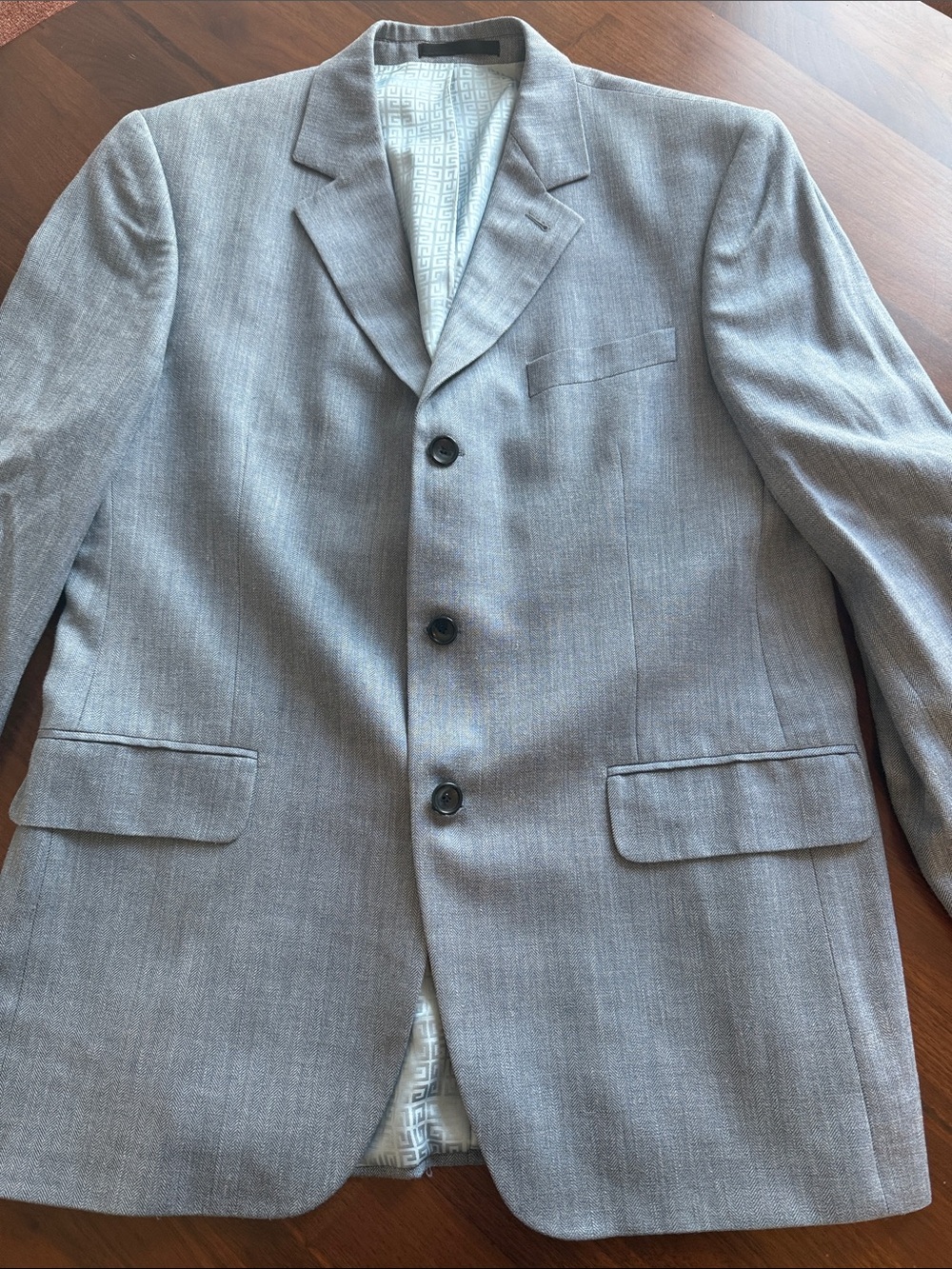 Givenchy 52 - Classic Men's Gray Blazer - Versatile Tailored Jacket